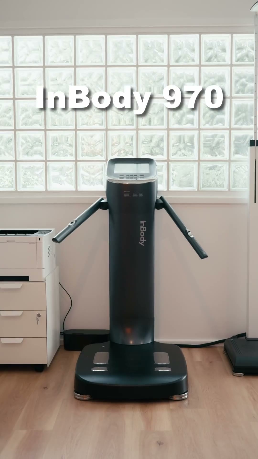 An InBody 970 body composition scan